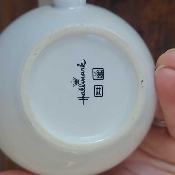 EUC Hallmark Inspirational Coffee Mug "Life with Friends" White/Green Coffee Cup - Picture 6 of 8